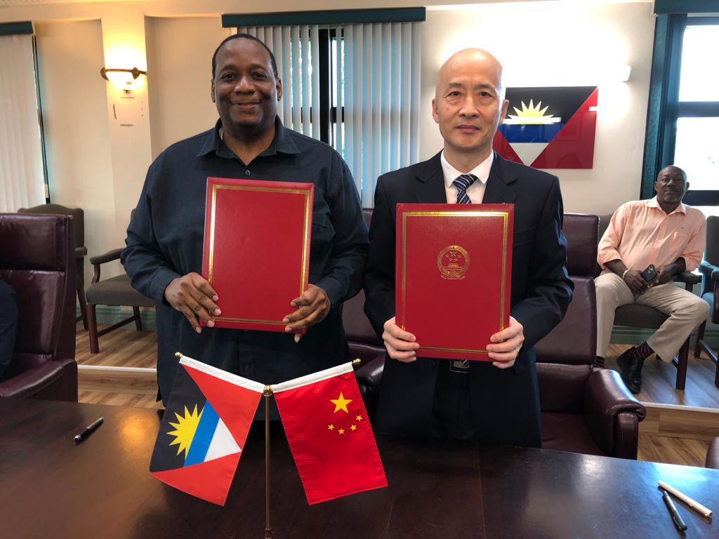 Governments of Antigua & Barbuda and China sign landmark agreement