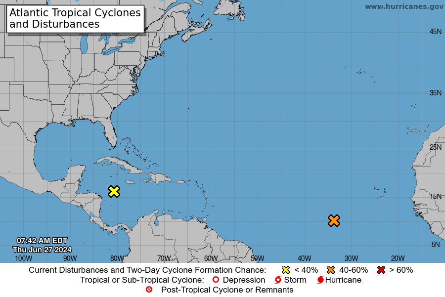 Forcasters Say Tropical Wave Has a Seventy Percent Chance Of Developing ...